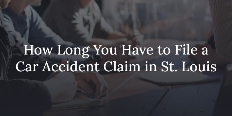 Time limit to file a St. Louis car accident claim
