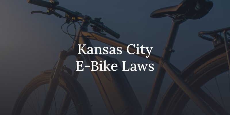 electric bicycle laws kansas city