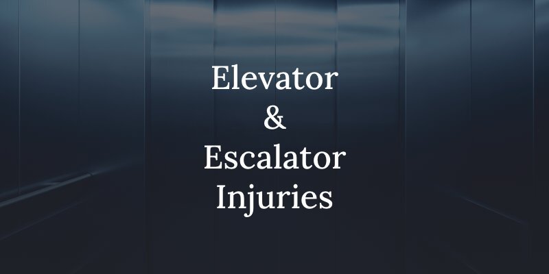 elevator and escalator injuries