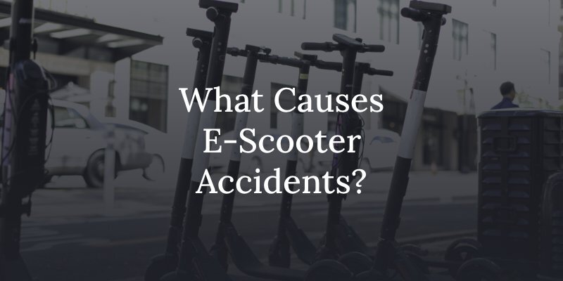 what causes e scooter accidents?