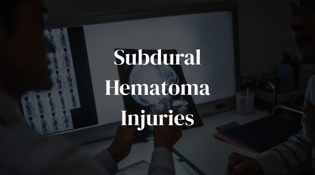 about subdural hematoma injuries
