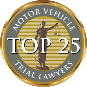 Motor Vehicle Trial Lawyers Top 25 Award